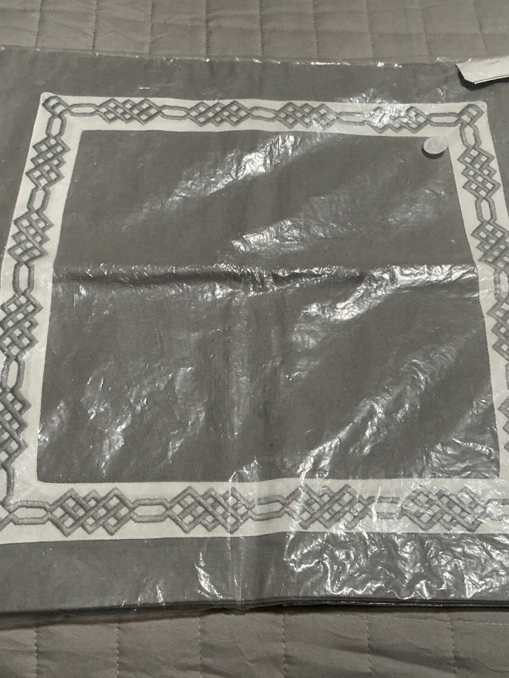 Pottery Barn Pillow Cover - 18x18 - Gray - NWT